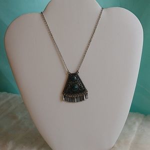 Boho pendant necklace